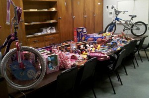 Toys purchased by the officers of the Second District in 2010. (UptownMessenger.com file photo)