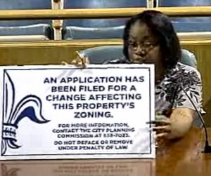 planning sign