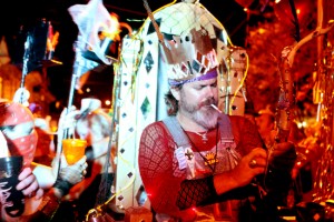The Krewe of OAK rolls in 2011. (UptownMessenger.com file photo by Sabree Hill)
