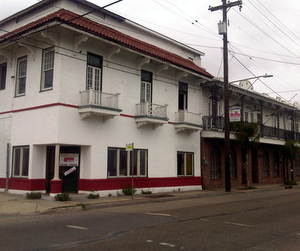 The former Frank's Steak House buildlings, photographed in 2012. (UptownMessenger.com file)