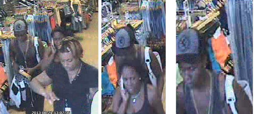 Three women believed to be involved in a Aug. 21 shoplifting at American Apparel. (image via NOPD)