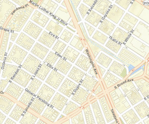 The shooting Sunday afternoon at Washington and Eve has not been loaded into the NOPD crime maps. (via NOPD)