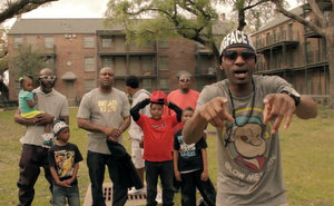 Marlon "10th Ward Buck" Horton -- appearing at right in the video for his song "St. Thomas" -- is the lone challenger to have announced thus far against Councilwoman LaToya Cantrell. (Robert Morris, UptownMessenger.com)