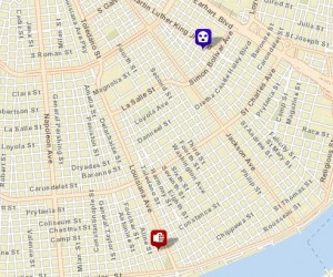 Robbery in Central City, stabbing on Delachaise Street. (via NOPD)