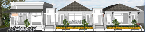The Magazine Street view of the redevelopment. (rendering by Studio WTA architects)