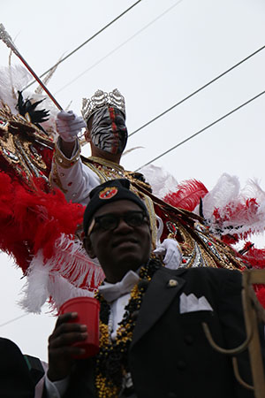 Zulu King Garren Mims. (Zach Brien, UptownMessenger.com)
