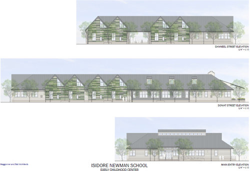 Waggoner and Ball architect's rendering. (via Isidore Newman School)