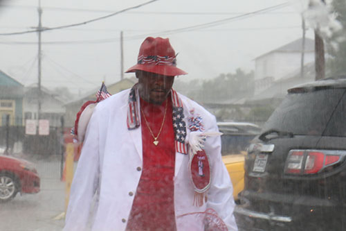 The Swingers' 10th anniversary parade was rained out. (Zach Brien, UptownMessenger.com)
