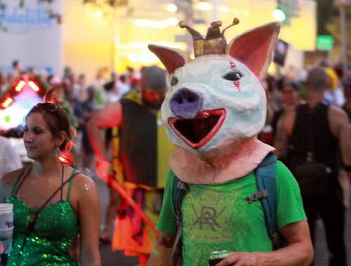 Scenes from the Krewe of Oak parade Saturday. (Robert Morris, UptownMessenger.com)