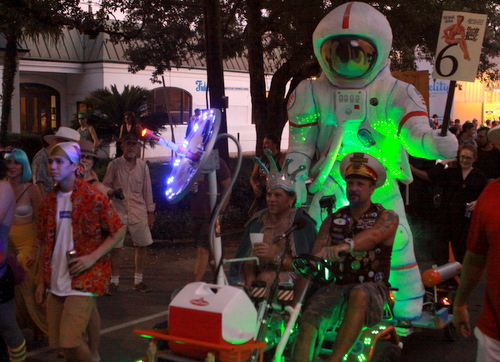 Scenes from the Krewe of Oak parade Saturday. (Robert Morris, UptownMessenger.com)