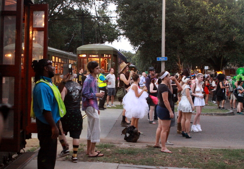 Scenes from the Krewe of Oak parade Saturday. (Robert Morris, UptownMessenger.com)
