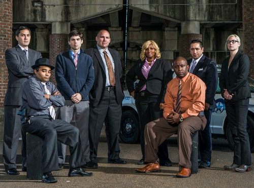 NOPD Homicide detectives in a promotional photo for A&E's show "The First 48." (via facebook.com)