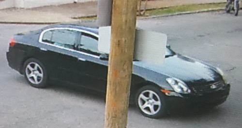 A car seen near a shooting in the 2500 block of Dryades Street. (via NOPD)