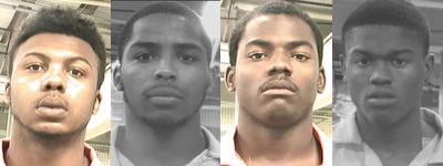 Morris Smith, Taman Martin, Darrell Quinn and Tevin Quinn (from left, via opcso.org)