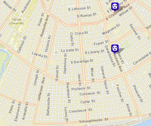Robberies on South Claiborne and Louisiana. The robbery on Arabella has yet to appear on NOPD crime maps.