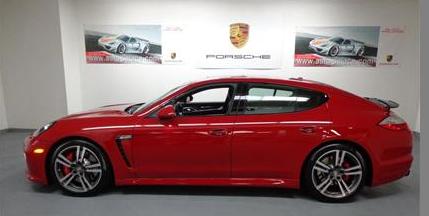 A Porsche Panamera similar to the one used in the robbery. (image via NOPD)