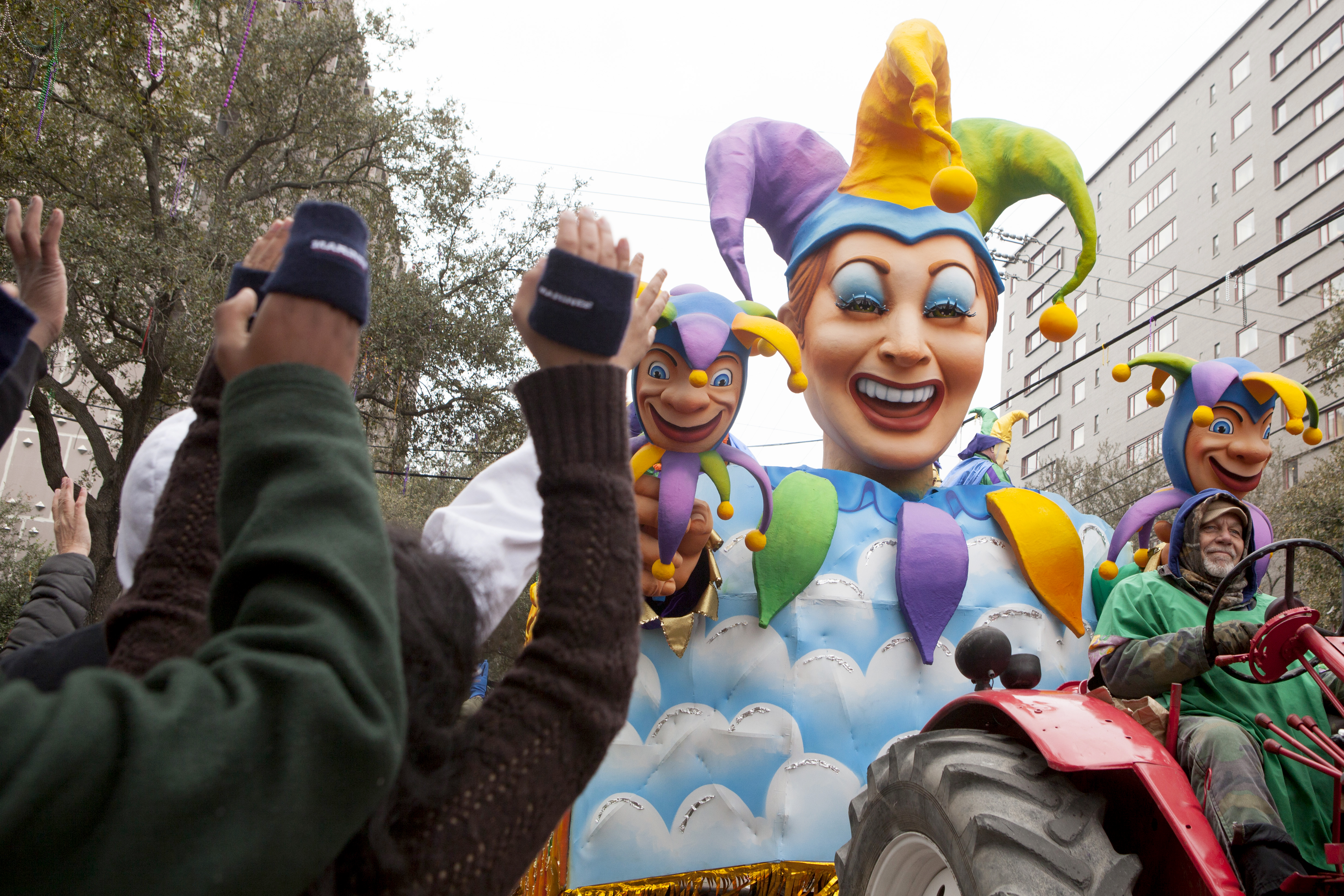The Rex "King's Jesters" float. (Sabree Hill, UptownMessenger.com)
