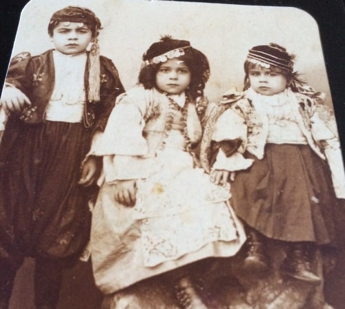 A family photo taken in Smyrna prior to the 1922 evacuation. (courtesy of Danae Columbus)