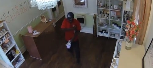 Suspect in August theft from 3600 block of Magazine Street. (via NOPD)