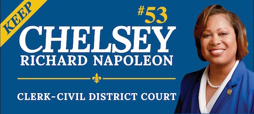 Candidate's Message from Clerk of Civil District Court