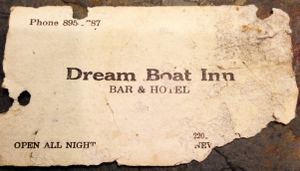 A business card for the Dream Boat Inn (submitted photo)