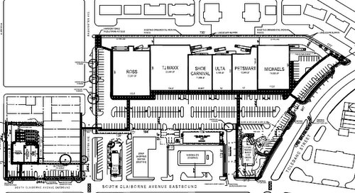 Magnolia Marketplace site layout (via City of New Orleans)