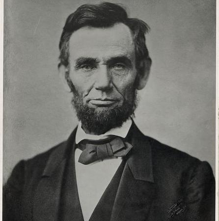 Official photograph of Abraham LIncoln, taken Nov. 8, 1963. (source: Library of Congress)