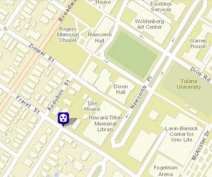 Tulane University Uptown Campus Map - United States Map