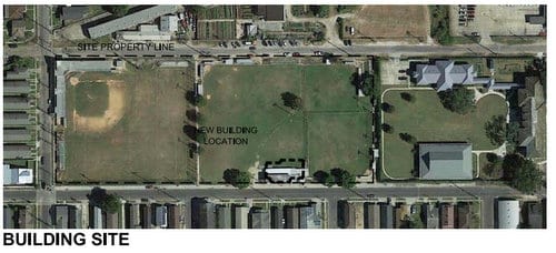 Cuccia-Byrnes site plan (via City of New Orleans)