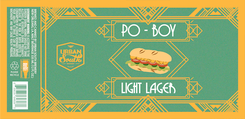 Urban South Brewery's Po-Body Lager